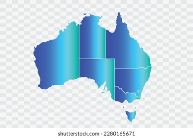 Australia Map teal blue Color Background quality files png