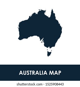 Australia Map Vector Design EPS 10