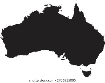  Australia map Vector, Australia map Flat Map