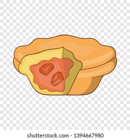 Australia meat pie icon. Cartoon illustration of Australia meat pie vector icon for web design
