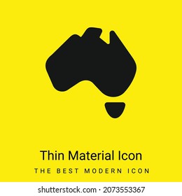 Australien - Symbol für hellgelbes Material