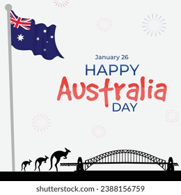 Australia National day 26th January post design