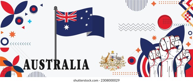 Australien Nationalparkbanner-Design Vektor