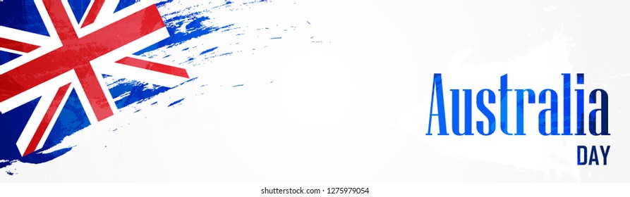 Australia National Flag Banner Design Vector Illustration for Happy Australia Day Celebration.