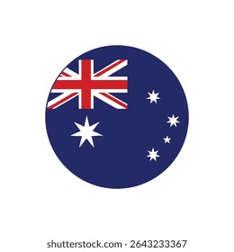 Australia national flag icon featuring the Union Jack and the Southern Cross constellation
