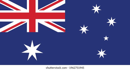 Australia National flag vector illustration