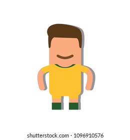 Australia National Football Team Icon, Vector Illustration Desig