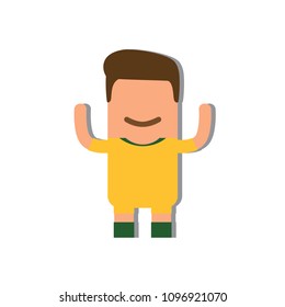 Australia National Football Team Icon, Vector Illustration Desig