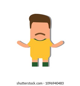 Australia National Football Team Icon, Vector Illustration Desig