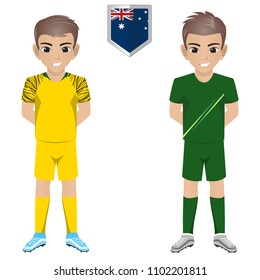 Australia National Football Team Kit for International Tournament