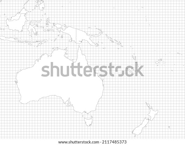 Australia amp Oceania Map Adventures - Australia Oceania Simple Outline Blank 600w 2117485373