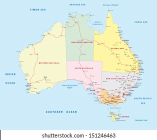 australia road map