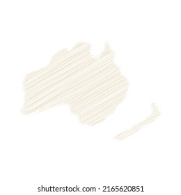 Australien-Schreib-Vektorgrafik