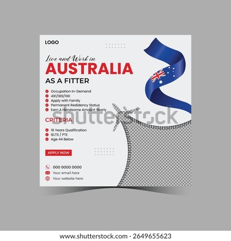 Australia Social Media Post Design