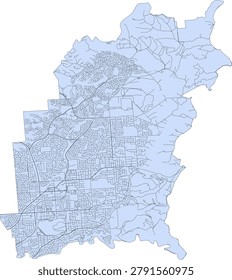 Australia South Australia Tea Tree Gully local government area or LGA Vector Road 2025