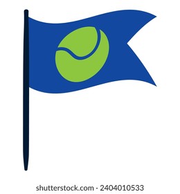 australia tennis flag illustration isolated