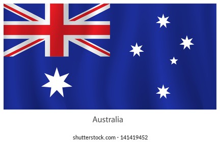 Australia vector flag