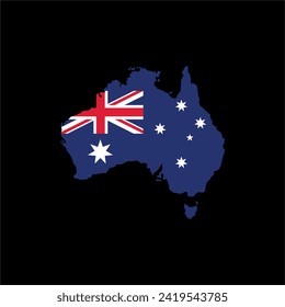 Ilustrador vectorial de Australia para el fondo