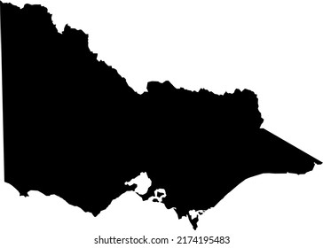 Australia vector map.Victoria of
map