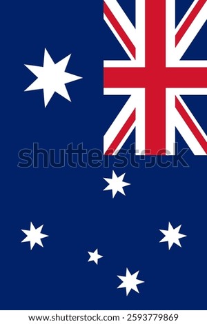 Australia Vertical Flag, Vertical Flag Australia