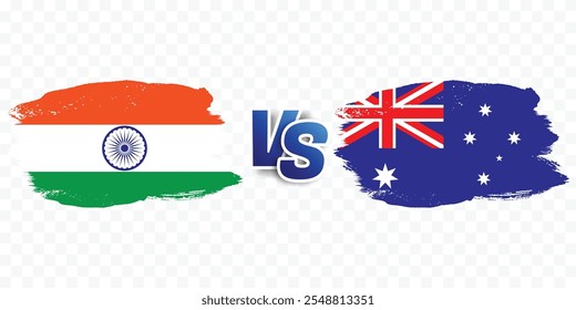 Australia vs India Cricket o Copa Mundial de Anuncio de partido de fondo transparente