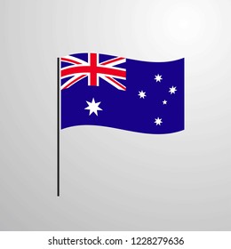 Australia waving Flag