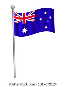 1,017 Australian Flag Pole Isolated Images, Stock Photos & Vectors ...