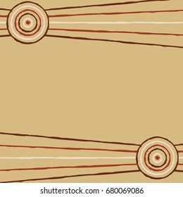 Australian Aboriginal art background in vector format.