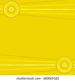 Australian Aboriginal art background in vector format.