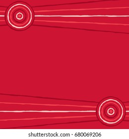 Australian Aboriginal art background in vector format.