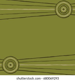 Australian Aboriginal art background in vector format.