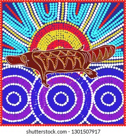 Australian aboriginal drawing