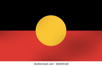 Australian Aboriginal Flag.