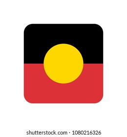 Australian Aboriginal Flag Vector