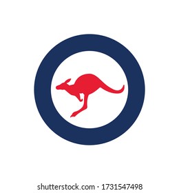 Australian Air Force Roundel. Military Symbol. Vector Illustration