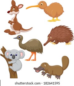 Australian animal cartoon