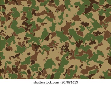 Australian Camo Texture Vector