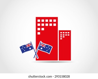 Australian Company Government Building Emblem