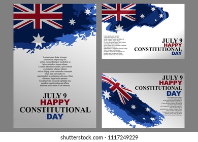 Australian Constitutional Day Vector Illustration. Suitable for greeting card, poster and banner.