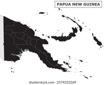 Australian Countries Geography Political map. Political map of country with capital, province or state capital, major cities and town.