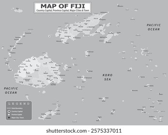 Australian Countries Geography Political map. Political map of country with capital, province or state capital, major cities and town.