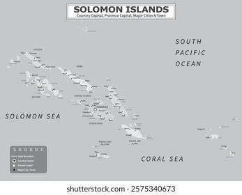 Australian Countries Geography Political map. Political map of country with capital, province or state capital, major cities and town.