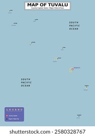 Australian Countries Geography Political map. Political map of country with capital, province or state capital, major cities and town.