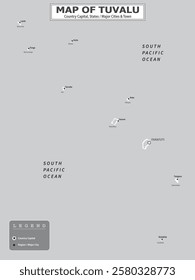 Australian Countries Geography Political map. Political map of country with capital, province or state capital, major cities and town.