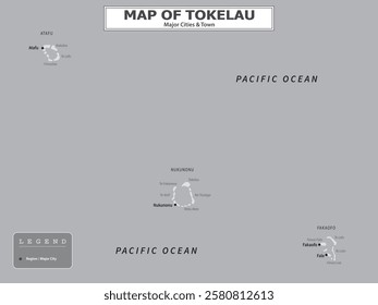 Australian Countries Geography Political map. Political map of country with capital, province or state capital, major cities and town.