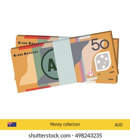 Australian dollar banknote. 