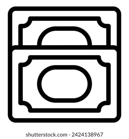 Australian dollar cash icon outline vector. Operatic location. City architecture