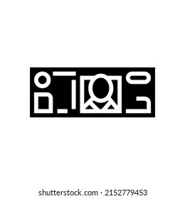 australian dollar glyph icon vector. australian dollar sign. isolated contour symbol black illustration