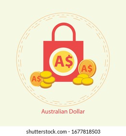 Australian Dollar Money bag icon