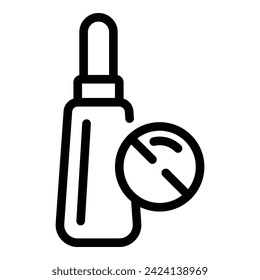 Australian dropper icon outline vector. Medicine care. Spire location